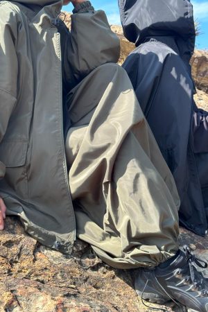 JUPE CARGO IMPERMEABLE vert kaki