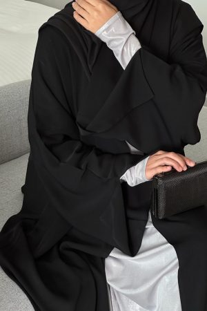 Abaya ouverte SABYL NOIR