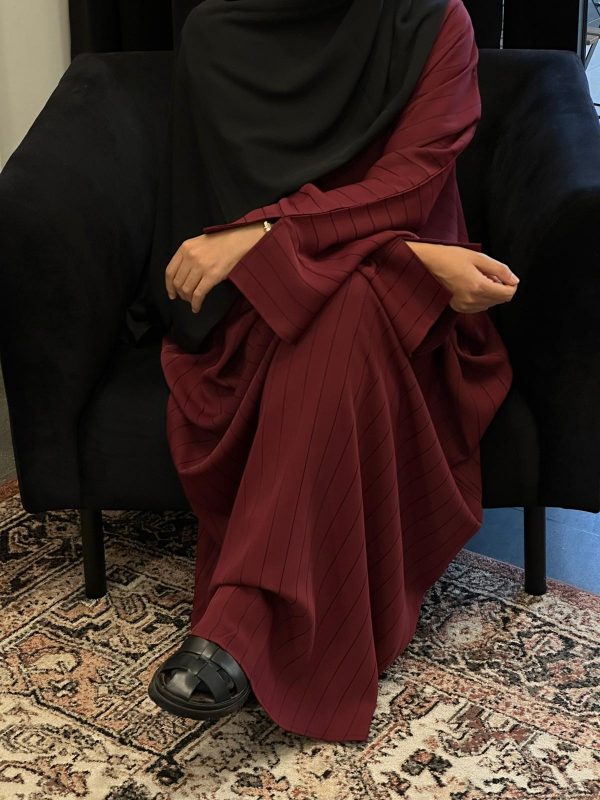 Abaya KEYA BORDEAUX