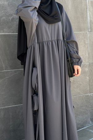 ELYSE GRIS TUNIQUE cordelette