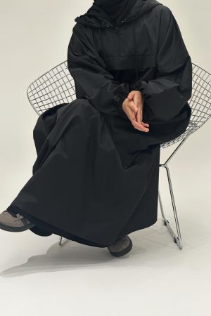 Abaya Imperméable noire