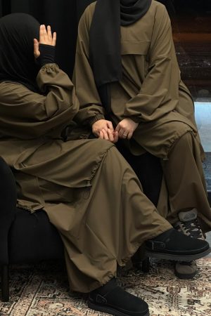 ENSEMBLE LOLA olive foncé