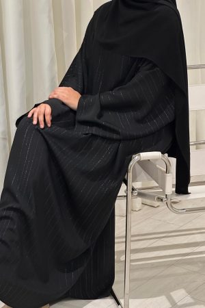 GLADYS NOIR ligne de paillette noir