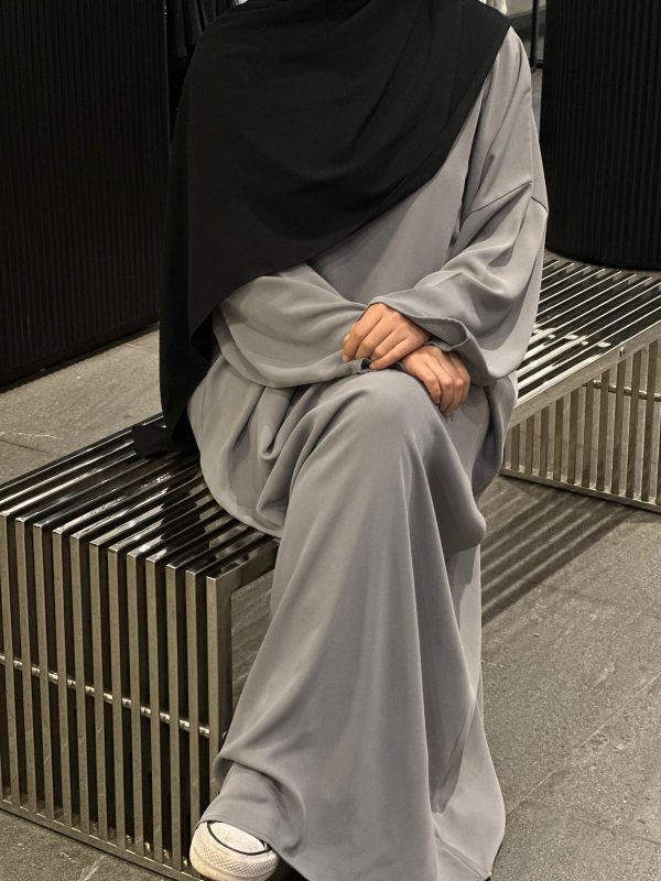 ABAYA SOFT GRIS – Image 3