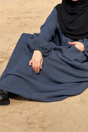 Abaya JUNDA Bleu marine