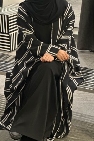 NOBLE à rayure noir et blanc