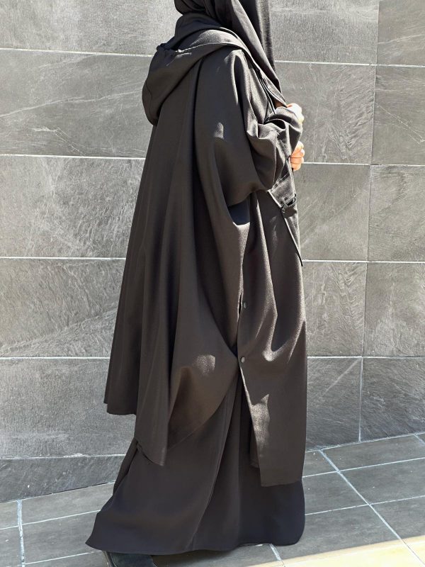 LONDON COAT LIGHT NOIR – Image 2