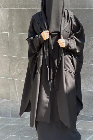 LONDON COAT LIGHT NOIR