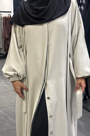 VESTE Longue SOFTSHELL GRIS CLAIR