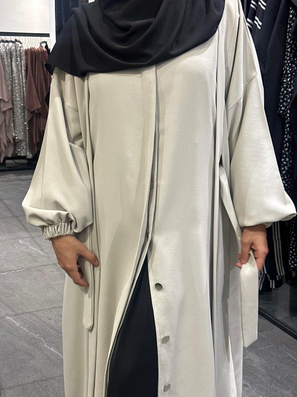 VESTE Longue SOFTSHELL GRIS CLAIR