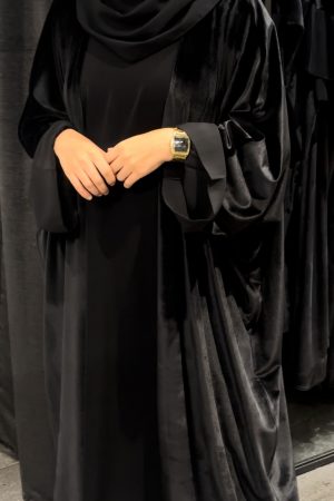 ABAYA ANNA VELOUR noir