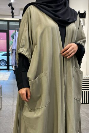 SLEEVELESS sans manches VERT OLIVE