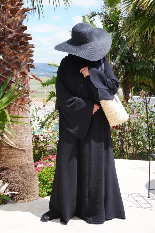 ABAYA SYLLYA COTON Noir