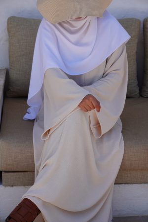 ABAYA SYLLYA COTON beige beurre