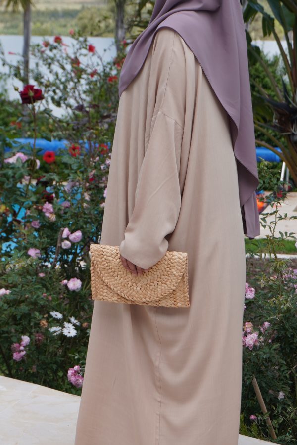 ABAYA SOFT brun en lin – Image 4