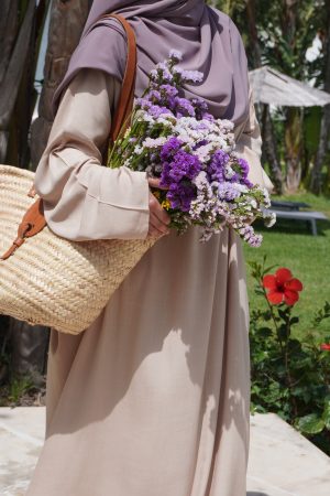 ABAYA SOFT brun en lin