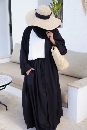 ENSEMBLE DAISY en lin noir