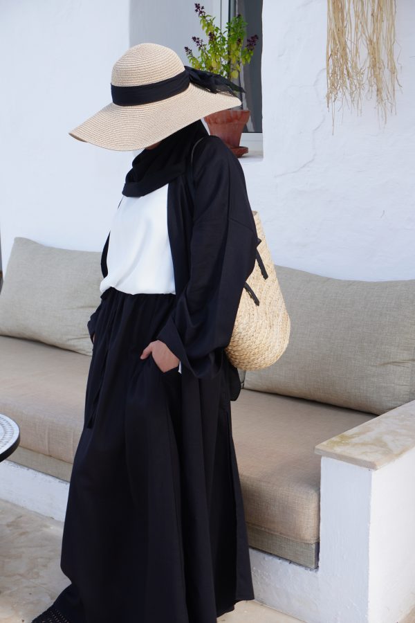ENSEMBLE DAISY en lin noir – Image 2