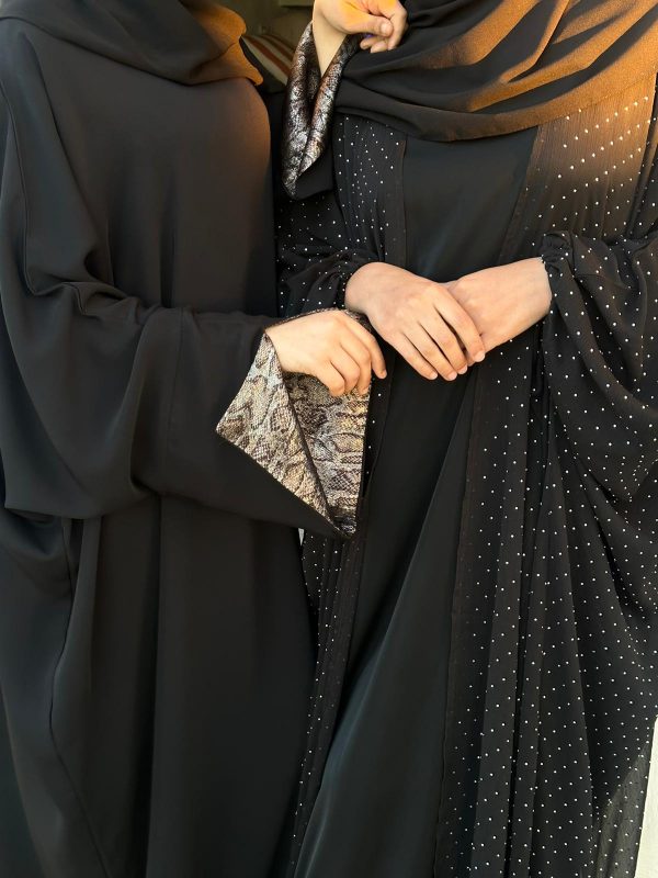 Ensemble MELYDA NOIR cristaux – Image 2