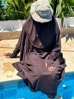 MY BURKINI MARRON CHOCOLAT