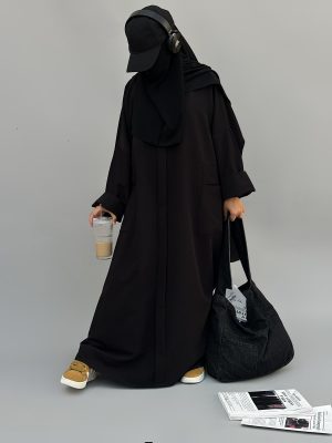ABAYA PRADAA noir