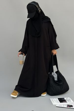 ABAYA PRADAA noir