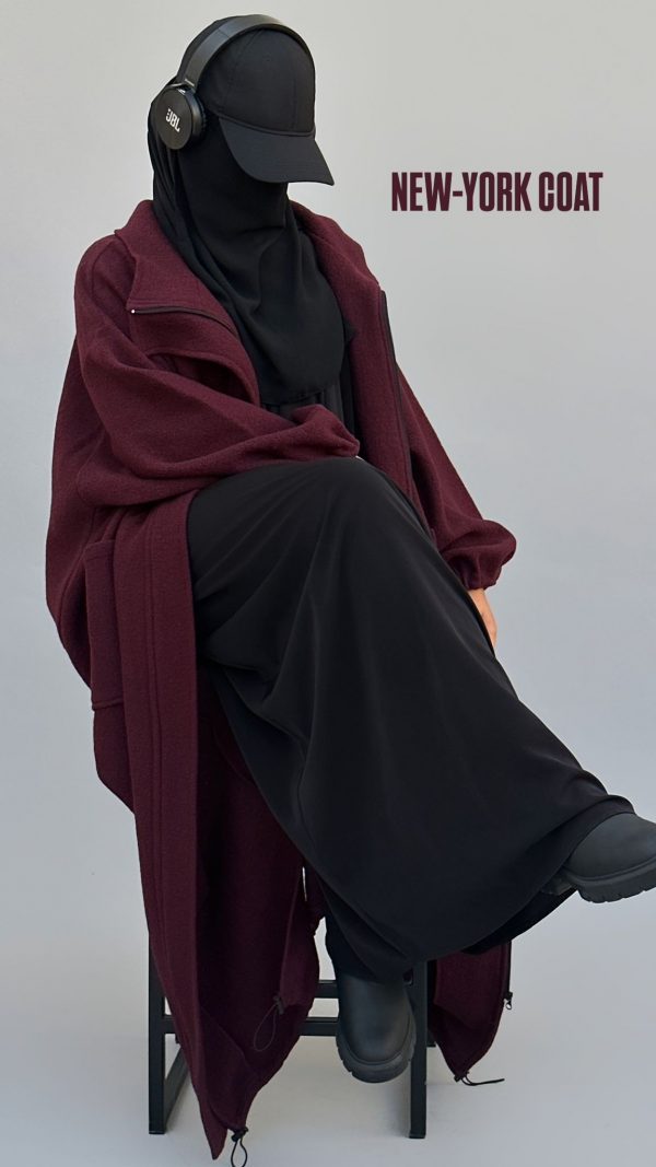 NEW YORK COAT bordeaux – Image 4