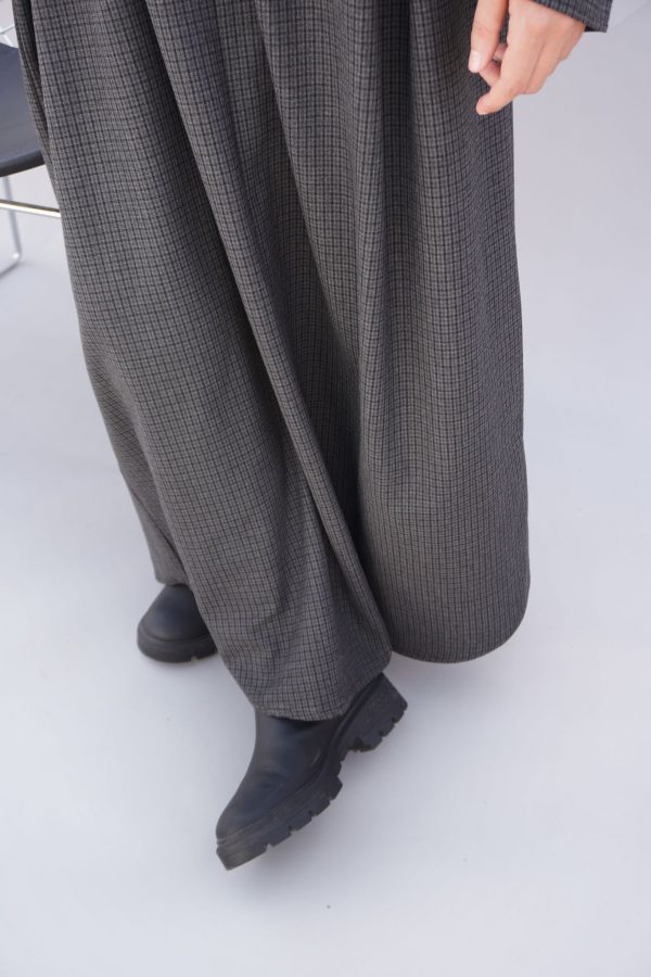 ABAYA SOFT à carreaux gris – Image 5