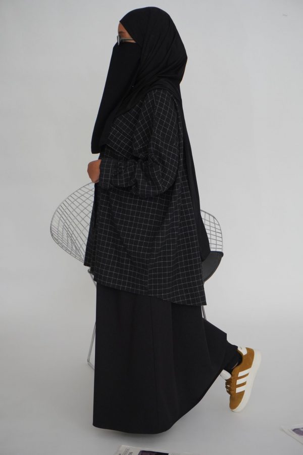 CHECK SHIRT / chemise à carreaux noir – Image 3