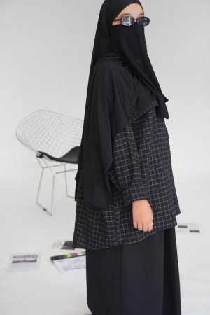 CHECK SHIRT / chemise à carreaux noir