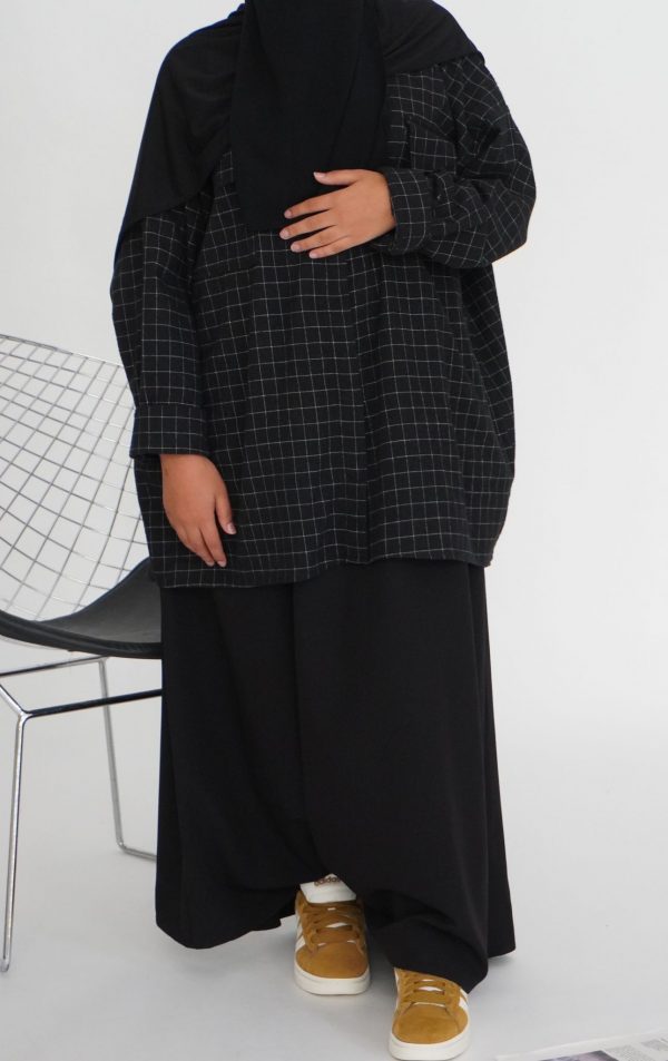 CHECK SHIRT / chemise à carreaux noir – Image 5