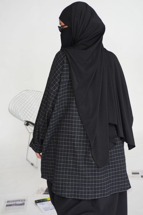 CHECK SHIRT / chemise à carreaux noir – Image 2