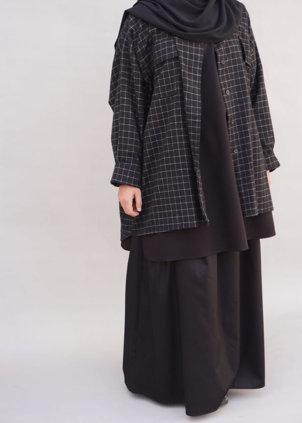 CHECK SHIRT / chemise à carreaux noir – Image 6