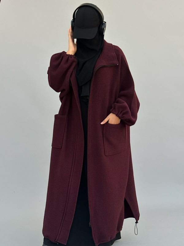 NEW YORK COAT bordeaux – Image 3