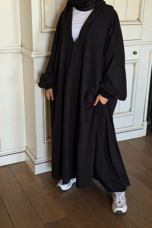 ENSEMBLE ABYL NOIR à capuche