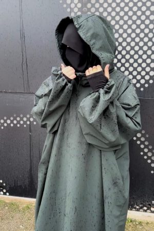 PONCHO II vert foncé imperméable
