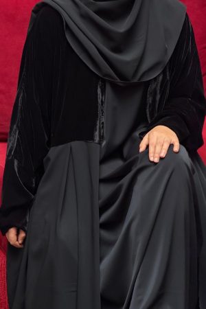 ABAYA ouverte BELYZYA velour