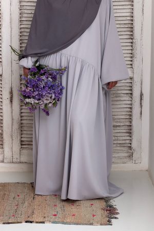 ABAYA EVANA gris claire