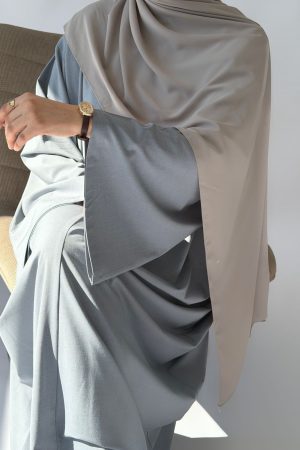 ABAYA SYLLYA gris clair