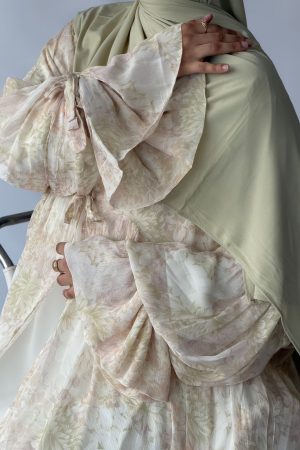 ENSEMBLE LYVYA nude à fleurs
