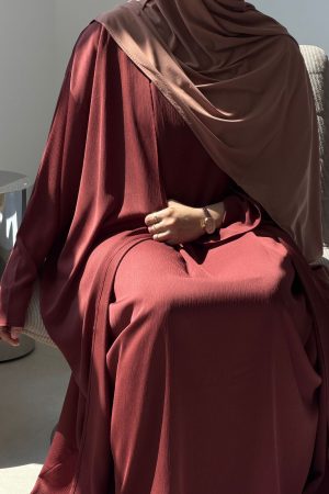 Ensemble GEORGINA rouge brique