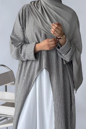 ANGELINA à rayure lin