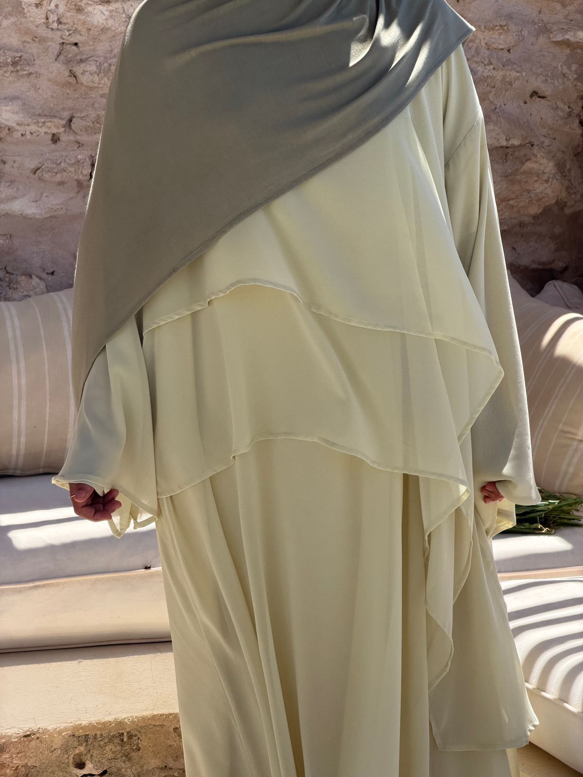ENSEMBLE SELMA vert pistache clair
