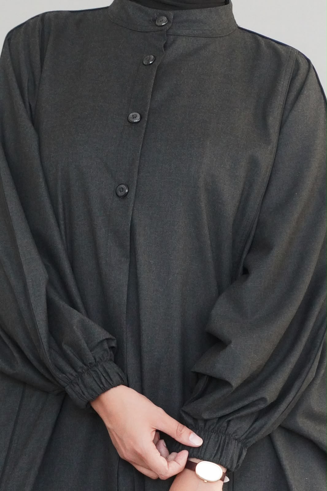 TUGBA - Ensemble couleur gris charbon – Image 5