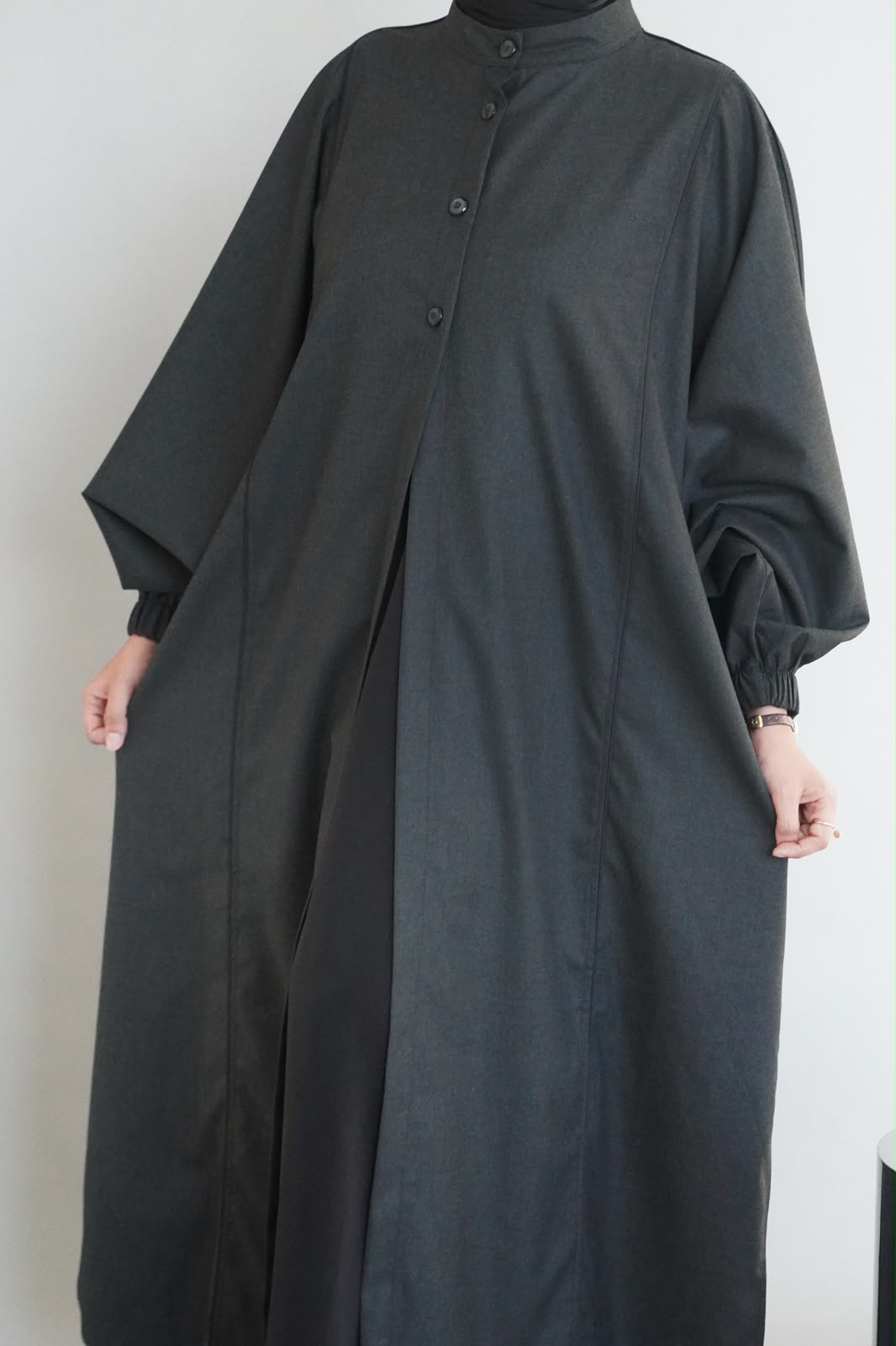 TUGBA - Ensemble couleur gris charbon – Image 4
