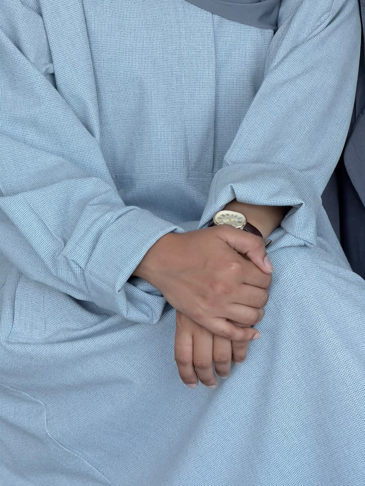 Abaya EYLÜL gris – Image 3
